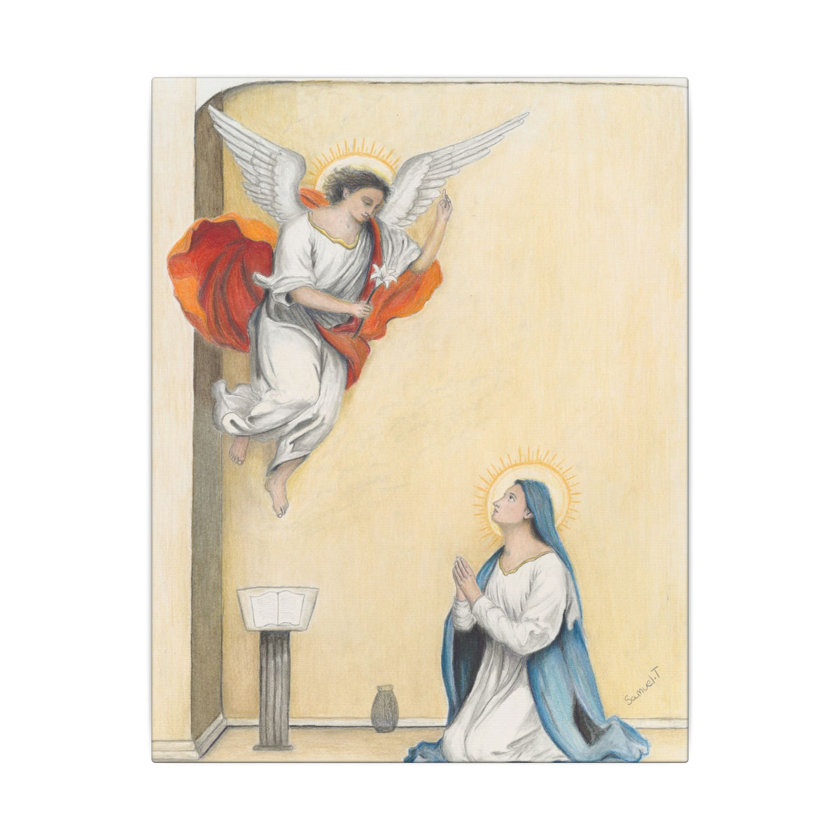 The Annunciation of The Virgin Mary Printify