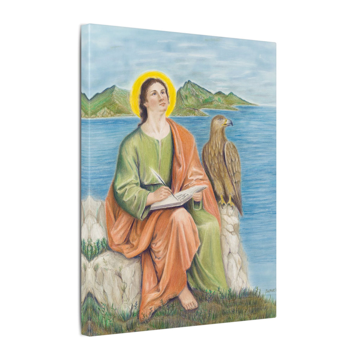 Saint John Receiving Divine Revelation on Patmos