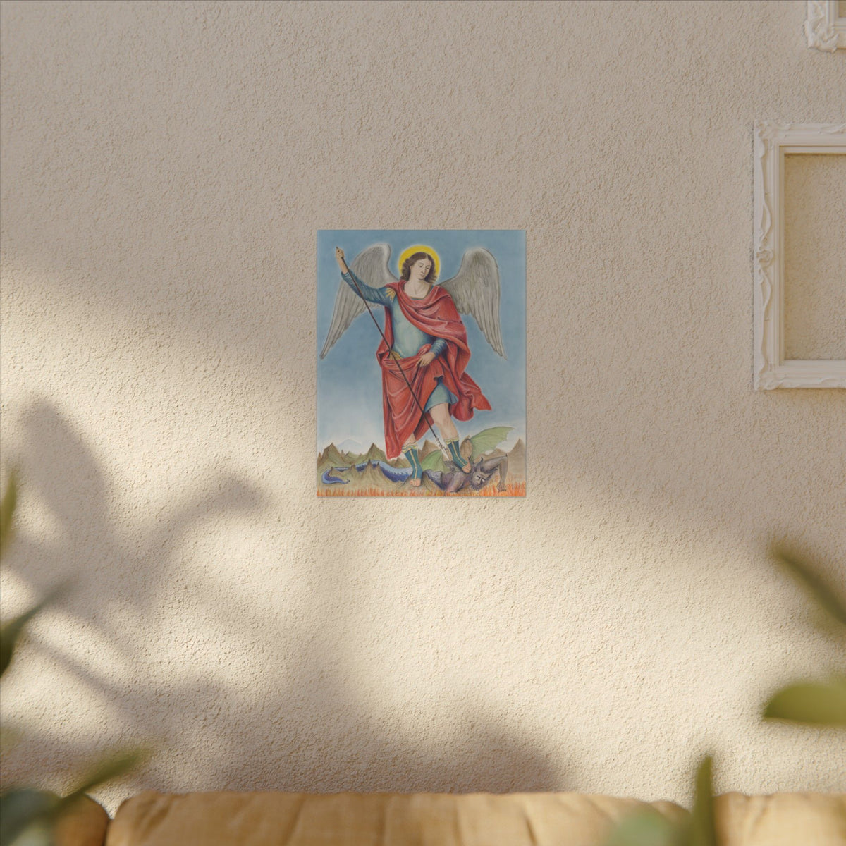 Saint Michael Vanquishing Satan Printify