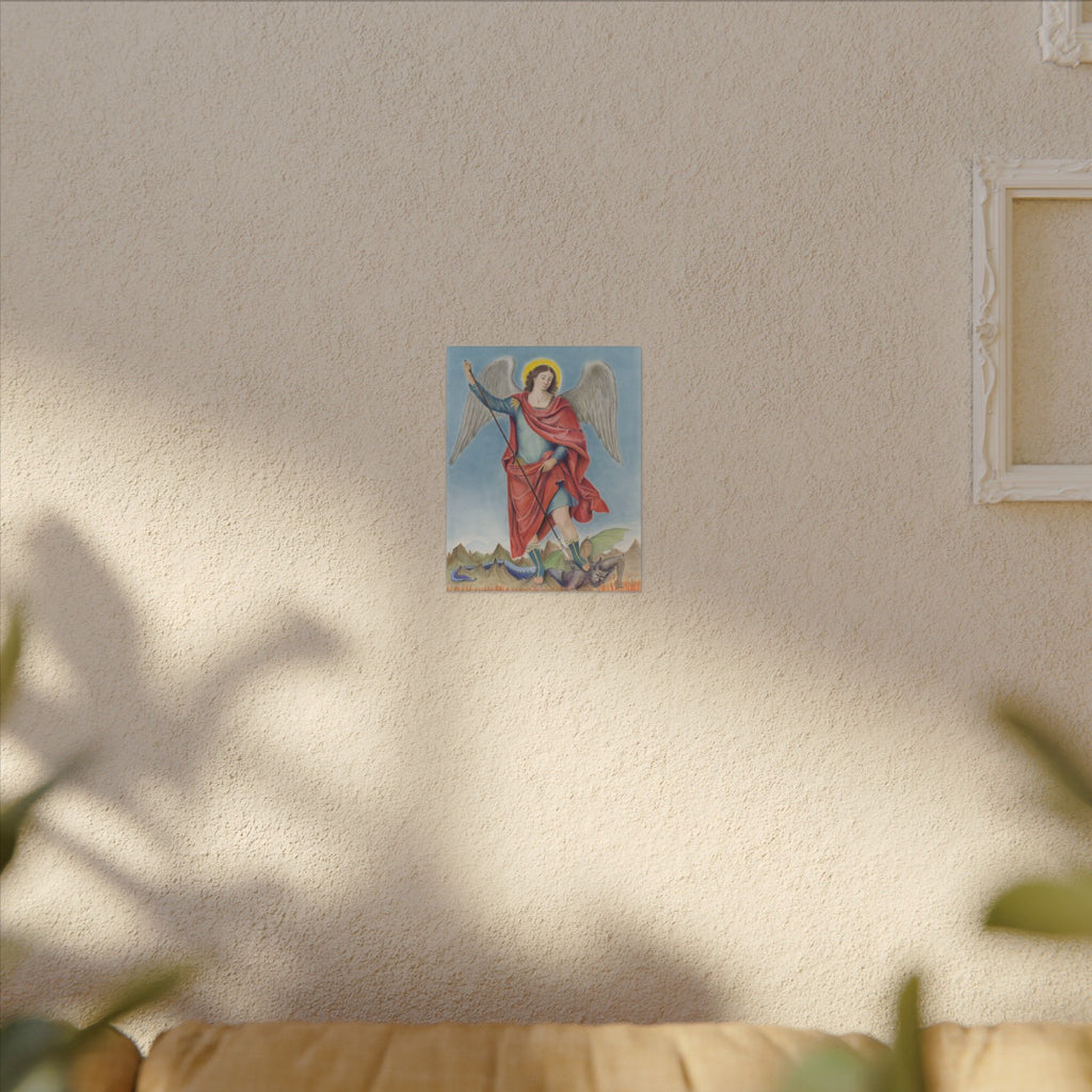 Saint Michael Vanquishing Satan Printify