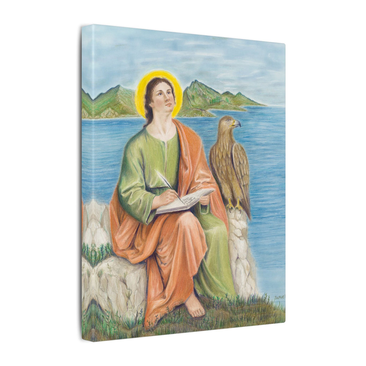 Saint John Receiving Divine Revelation on Patmos